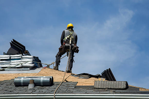 Professional Roof Replacement technician working in Industry, PA